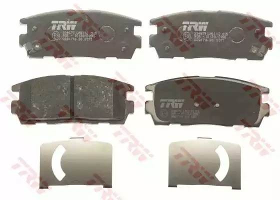 Колодки задние CHEVROLET CAPTIVA, OPEL ANTARA GDB1716 GDB1716 TRW