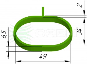 Прокладка впускного коллектора для а/м Lada Largus, X-ray; Renault Duster; Nissa 5403-8698 SEVI