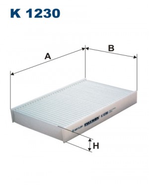 Фильтр салонный K1230 K1230 FILTRON