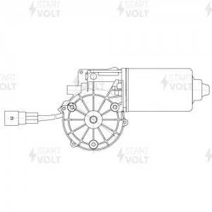 Моторедуктор стеклооч. для а/м Shacman X6000 (23-) (VWF 1410) VWF 1410 START VOLT