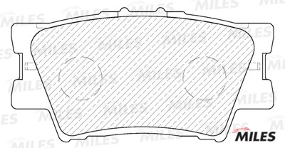 Колодки тормозные задние (без датчика) (Смесь Semi-Metallic) (TOYOTA CAMRY (V40, E110060 MILES
