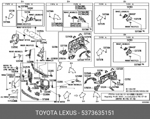 Пыльник амортизатора 5373635151 53736-35151 TOYOTA