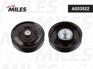 Ролик приводного ремня GEELY Atlas натяжителя MILES AG03522 MILES