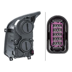 фара правая!\ VW Crafter 30-35 2.0TDI 11-16 1ER011592-061 HELLA