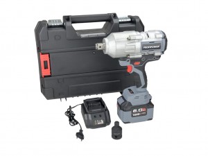 Гайковерт аккумуляторный 18В 6.0Ач 2000Нм 3/4" 0-1400об/мин. ударный (1АКБ Li-Io E0187 PROFI POWER