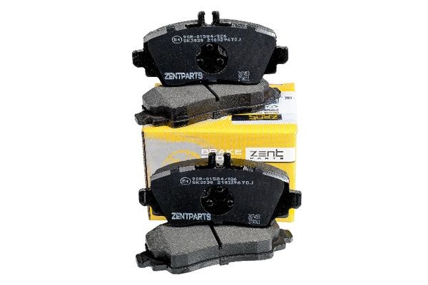 колодки дисковые передние! MB W168 1.6/1.9/2.1/1.6CDi/1.7CDi 97-04 Z07453 ZENTPARTS