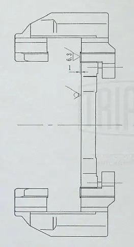 Скоба суппорта переднего CF 032003 TRIALLI