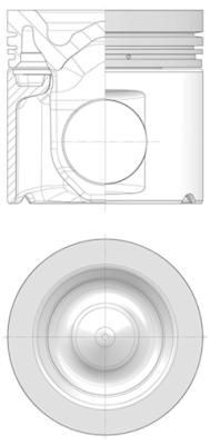 Группа поршневая (ЦПГ) 41518961 KS Scania 41518961 KOLBENSCHMIDT