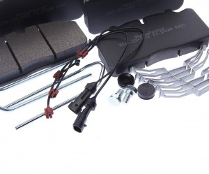 Колодки тормозные ГАЗон Next передние/задние с ремкомплектом,датчиком (4шт.) MEG 350-33-022 MEGA POWER