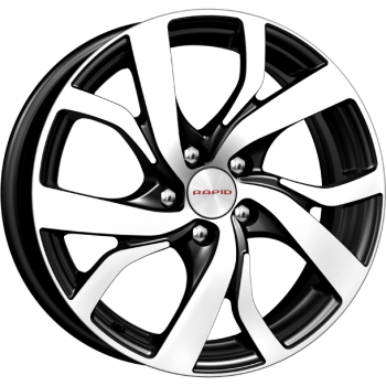 КиК Палермо-Оригинал 16.0 / 6.5J PCD 5x114.30 ET 40.00 ЦО 66.10 Литой / Черный с R13897 K K WHEELS