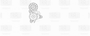 Ролик привод. ремня Peugeot 307 (00-) 1.8i/2.0i/2.2i [EW] (с натяж. мех.) (CM 53 CM 5350 TRIALLI