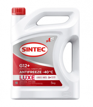 Антифриз красный -40C 5кг G12+ LUXE SINTEC 614503 SINTEC