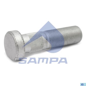 Шпилька колеса SAF с шлицами (M22х1.5х83) SAMPA 075103 SAMPA
