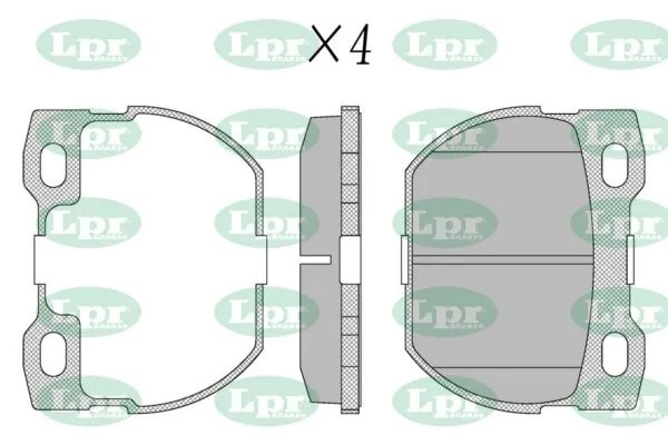 Комплект тормозных колодок 05P1441 05P1441 LPR