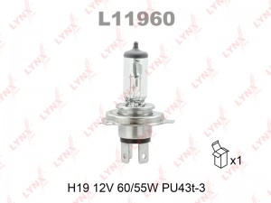 OSRAM ORIGINAL LINE 12 V Галогенная лампа PU43t-3 L11960 LYNXAUTO