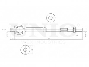 Тяга рулевая SSP-30002 UNIO