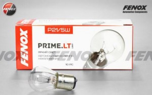 Лампа накаливания сигнальная P21/5W BAY15d 12V 21/5W PRIME.LT картон 10шт цена з B1400 FENOX
