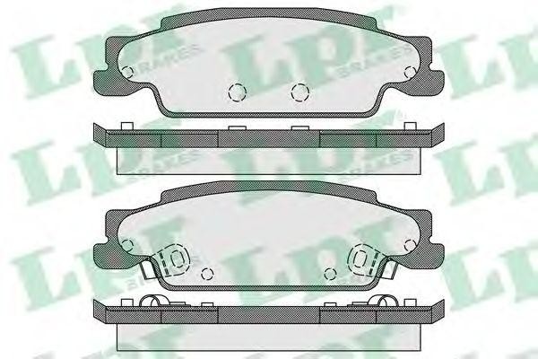 Колодки задние CADILLAC CTS 02-13, STS 05-12 05P1705 05P1705 LPR