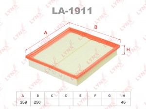 фильтр воздушный!\ Ford Transit 2.2TDCI 06> LA-1911 LYNXAUTO