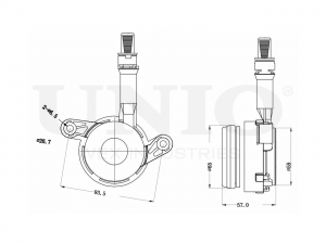 Муфта сцепления гидравлическая CLT-30030 UNIO