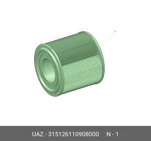 Элемент фильтрующий УАЗ-3741 воздушный инжектор (ОАО УАЗ) 315126110908000 UAZ UAZ