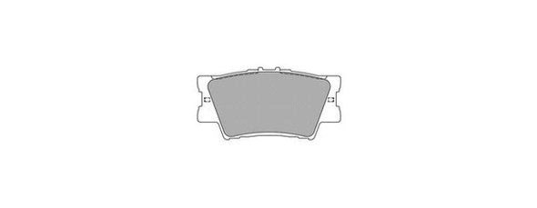 колодки дисковые задние!\ Toyota RAV4 2.4/3.5i/2.4D 4WD 06> FBP1637 FREMAX