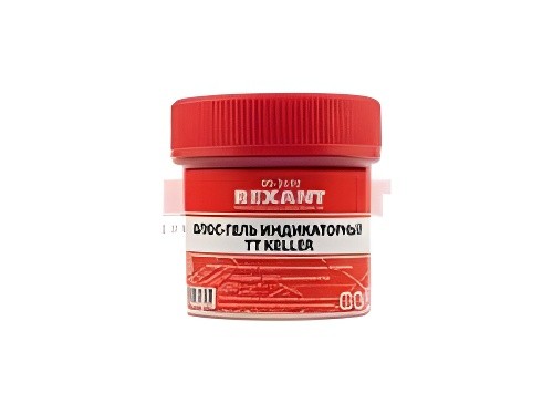 флюс-гель для пайки! TT KELLER индикаторный, 20мл, банка 09-3692 REXANT