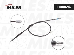 Трос стояночного тормоза левый MAZDA 3 1.4-2.0 EI000247 EI000247 MILES