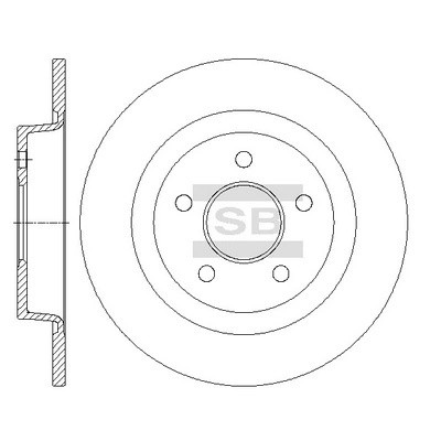 Диск тормозной SD5309 SD5309 SANGSIN