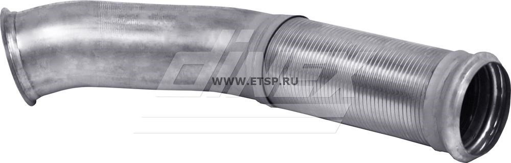 Труба глушителя VOLVO FH12 (перед бочкой) с гофрой 82235 DINEX