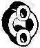 Кронштейн HYUNDAI Elantra (00-) KIA Spectra (03-) крепления глушителя BOSAL 255-097 BOSAL