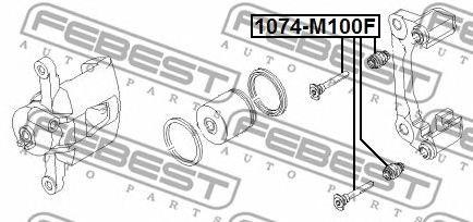 DAEWOO MATIZ (KLYA) (1998>)/MATIZ (2001>) 1074-M100F FEBEST