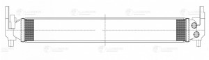 Радиатор охл. доп. для а/м Skoda Rapid (12-) /Audi A1 (10-) 1.2T/1.4T  LRc1808 LRC 1808 LUZAR