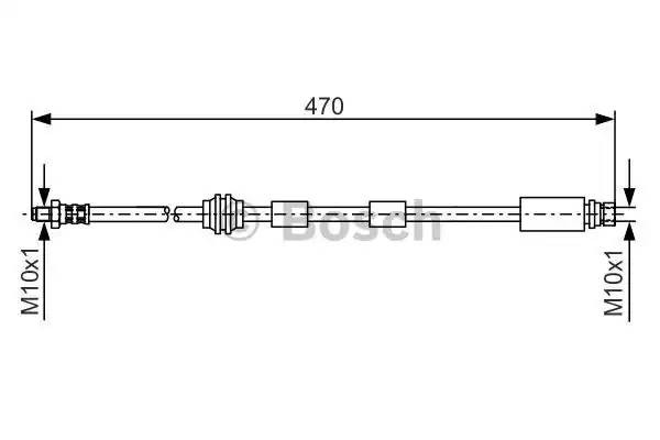 Шланг тормозной FORD Mondeo (00-07) передний BOSCH 1 987 476 882 BOSCH