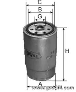Фильтр топливный FG524 FG 524 GOODWILL