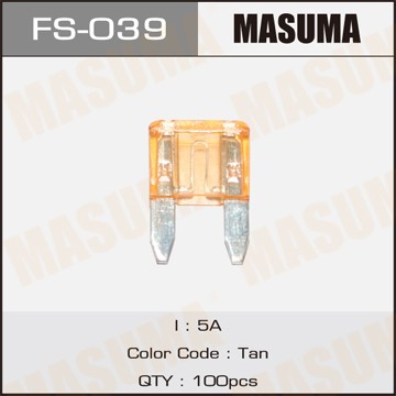 предохранитель! mini 5A, 1 шт.\ FS-039 MASUMA