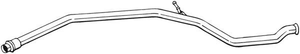 Глушитель PEUGEOT 206 (98-) средняя часть BOSAL 947-005 BOSAL