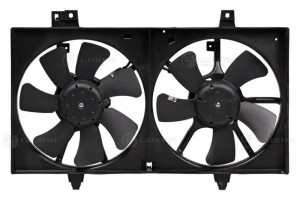 Э/вентиляторы охл. с кожухом (2 вент.) для а/м Nissan Almera Classic (05-) LFK 1410 LUZAR