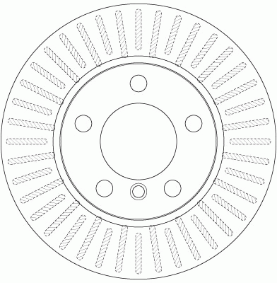 Диск тормозной передний BMW 1 F20, F21 (284мм) DF6255 DF6255 TRW