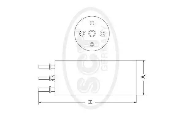 Фильтр топливный ST6081 SCT