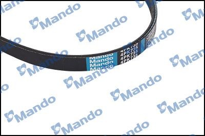 Ремень приводной поликлиновой 4PK735 DAEWOO Matiz кондиционера MANDO MB4PK735 MANDO