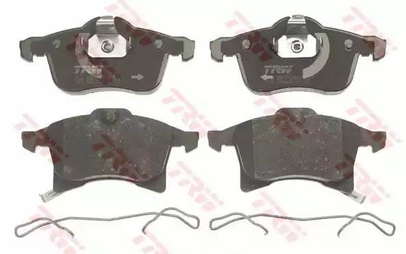 Колодки передние OPEL ASTRA H GDB1668 GDB1668 TRW