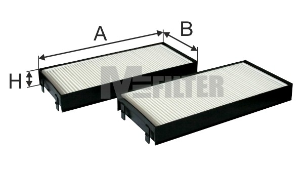 фильтр салона!к-кт\ BMW X5 3.0i/D/4.8i 07> K90112 MFILTER AUTOMOTIVE FILTERS
