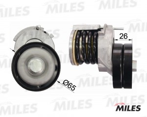 Натяжитель ремня приводного VW GOLF/PASSAT 1.4 TSI 05- AG00314 AG00314 MILES