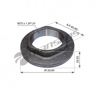Гайка ступицы SAF М75x1,5 левая SW85 MANSONS 600.169 MANSONS