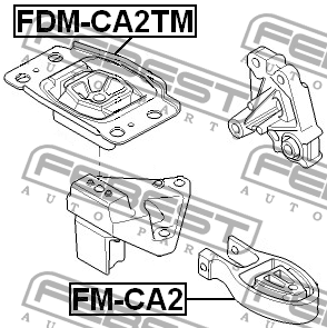 Опора КПП FORD MONDEO CA2 2007-2014 FDM-CA2TM FDM-CA2TM FEBEST