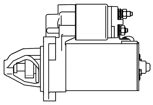 Стартер для а/м Mercedes-Benz C W204 (07-)/E W212 (09-) 1.8T (Start-Stop) 2кВт ( LST1528 START VOLT