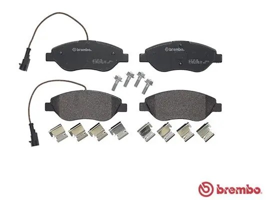 P23145 колодки дисковые передние!\ Alfa Romeo Mito, Fiat Bravo 07> P23145 BREMBO
