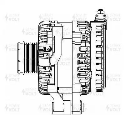 Генератор 140A LG2718 START VOLT