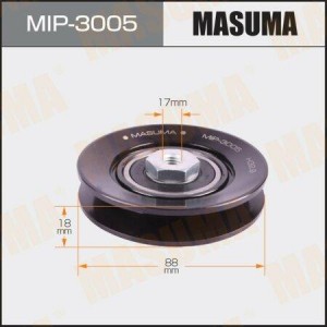 ролик натяжной!\ Mitsubishi L200 2.5DI-D 07> MIP-3005 MASUMA
